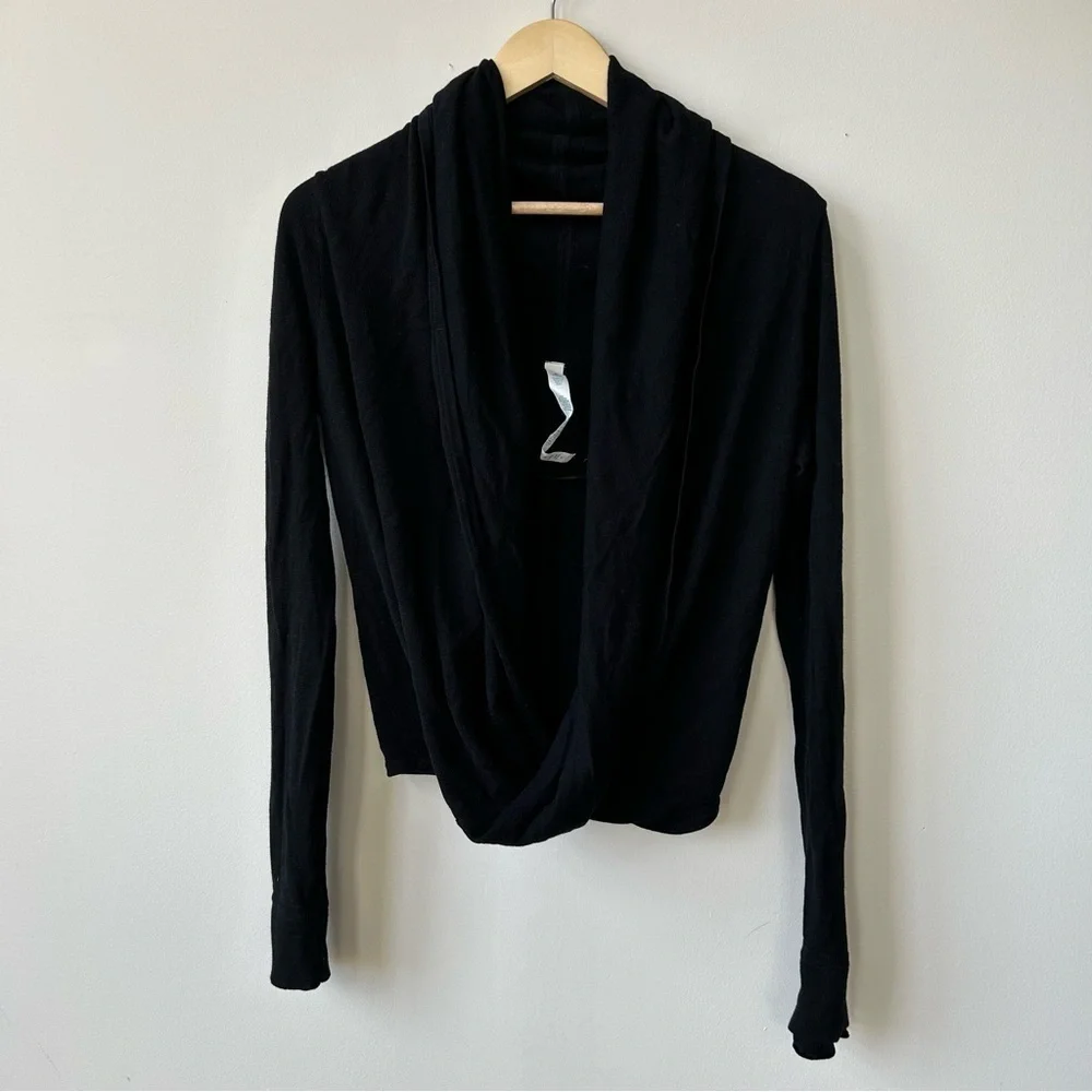 Lululemon Iconic Sweater Wrap Black Size 6